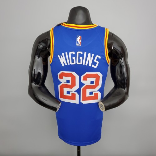 Andrew Wiggins Golden State Warriors 75th Anniversary Swingman Jersey Retro Blue