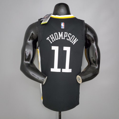 Klay Thompson Golden State Warriors Bonus Edition Swingman Jersey Black