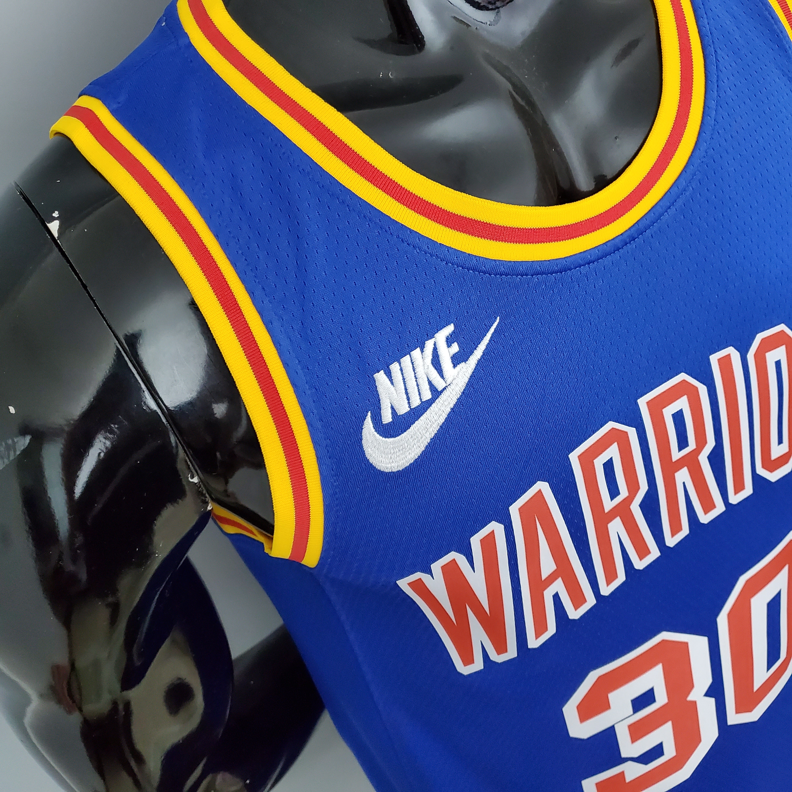 Golden State Warriors Stephen Curry 75th Anniversary Blue Jersey – Urban  Culture