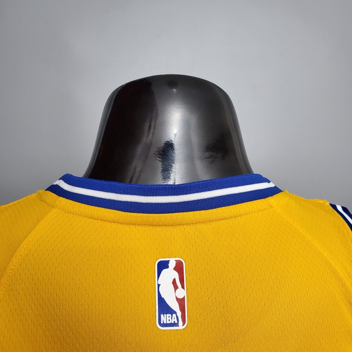Stephen Curry Golden State Warriors Retro Version Swingman Jersey Yellow