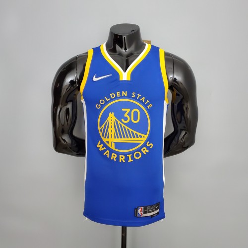 Stephen Curry Golden State Warriors 75th Anniversary Swingman Jersey Blue