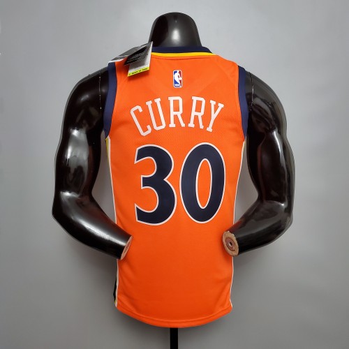 Stephen Curry Golden State Warriors Swingman Jersey Orange