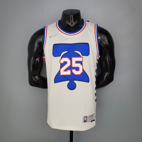 Ben Simmons Philadelphia 76ers Bonus Edition 2020/21 Swingman Jersey Off-White