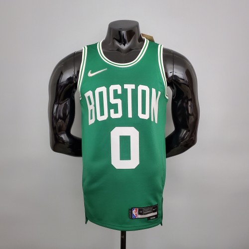 Jayson Tatum Boston Celtics 75th Anniversary Swingman Jersey Green