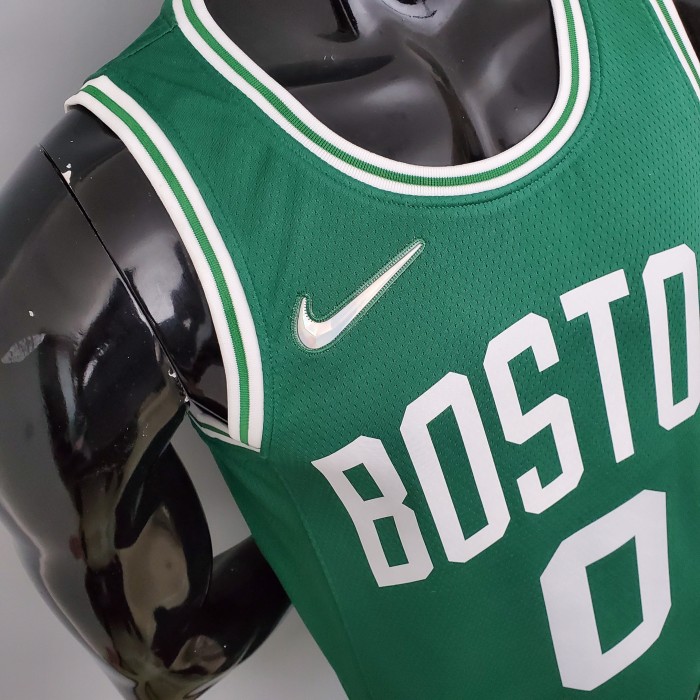 Jayson Tatum Boston Celtics 75th Anniversary Swingman Jersey Green