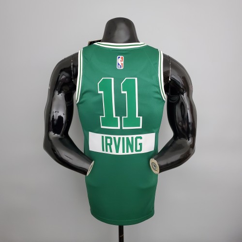 Kyrie Irving Boston Celtics Teltes City Edition 2022 Swingman Jersey Green