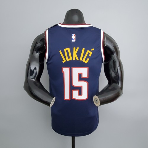 Nikola Jokic Denver Nuggets Swingman Jersey Navy Blue