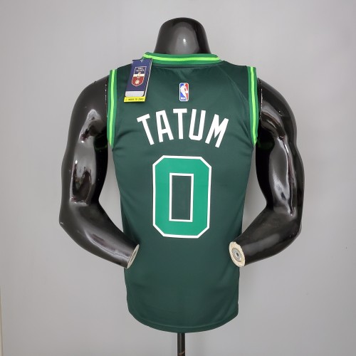 Jayson Tatum Boston Celtics Bonus Edition Swingman Jersey Dark Green