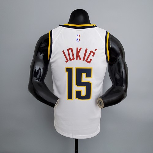 Nikola Jokic Denver Nuggets Swingman Jersey White