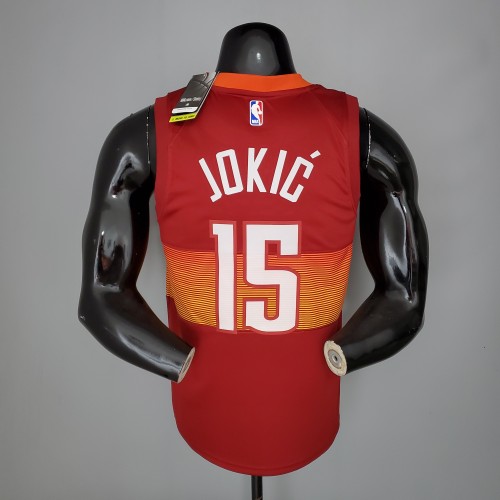 Nikola Jokic Denver Nuggets Swingman Jersey Red