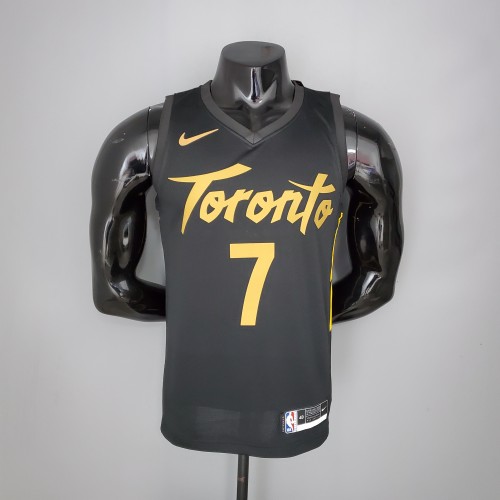 Kyle Lowry Toronto Raptors 2020/21 Swingman Jersey Black Gold