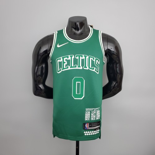 Jayson Tatum Boston Celtics Teltes City Edition 2022 Swingman Jersey Green