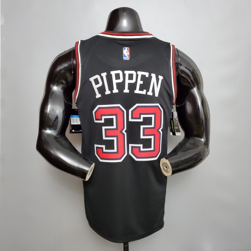 Scottie Pippen Chicago Bulls Swingman Jersey Black