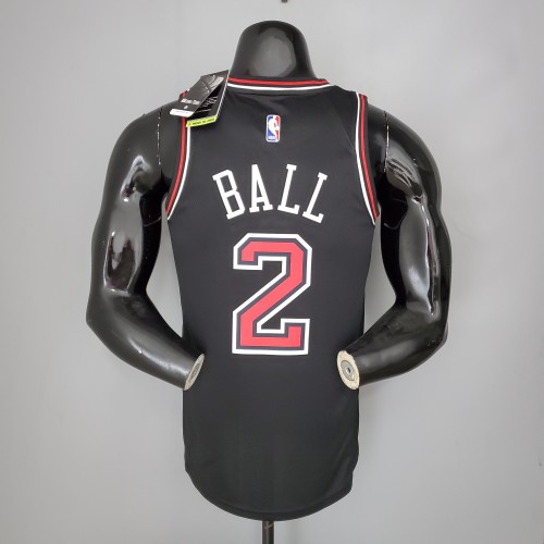 Lonzo Ball Chicago Bulls Swingman Jersey Black