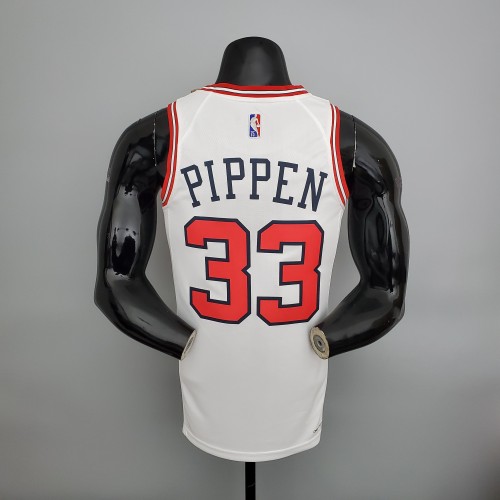 Scottie Pippen Chicago Bulls 75th Anniversary Swingman Jersey White