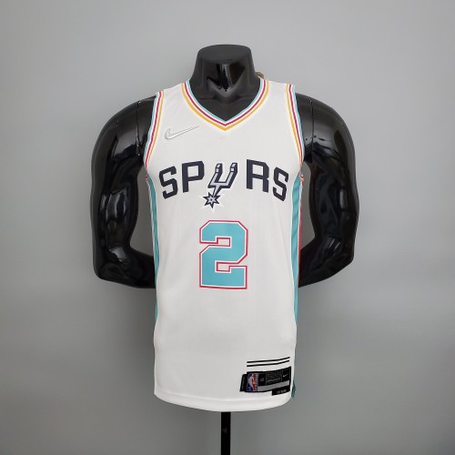 Kawhi Leonard San Antonio Spurs 2022 City Edition Swingman Jersey White