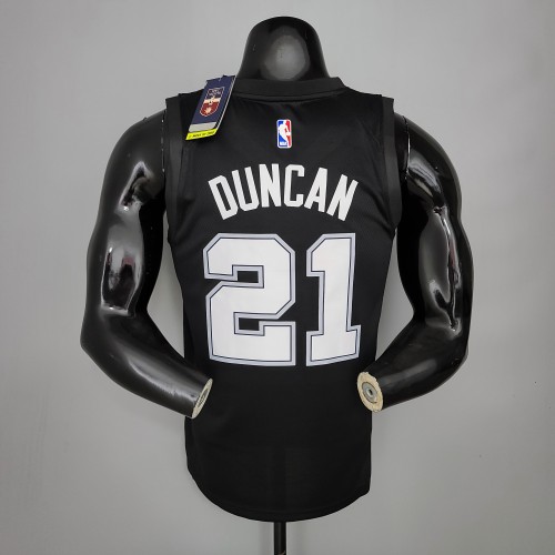 Tim Duncan San Antonio Spurs City Edition Swingman Jersey Black