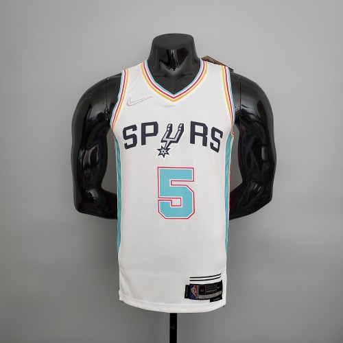 Dejounte Murray San Antonio Spurs 2022 City Edition Swingman Jersey White