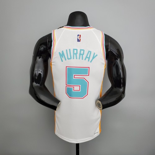 Dejounte Murray San Antonio Spurs 2022 City Edition Swingman Jersey White