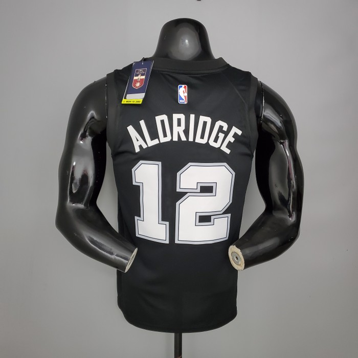 LaMarcus Aldridge San Antonio Spurs City Edition Swingman Jersey Black