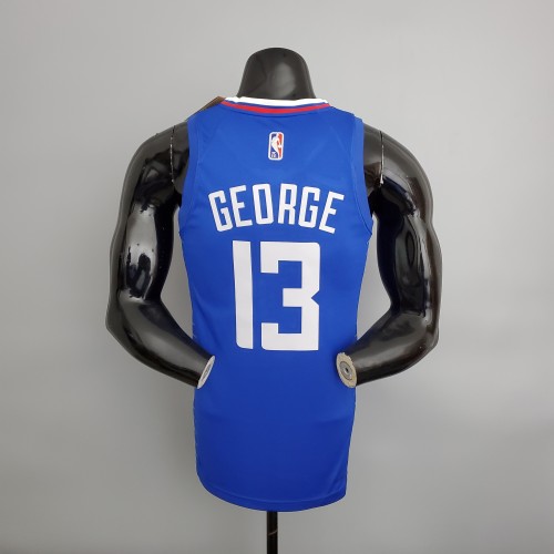 Paul George LA Clippers 75th Anniversary Swingman Jersey Blue