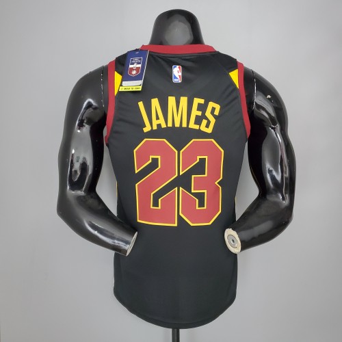 LeBron James Cleveland Cavaliers Theme Limited Edition Black Swingman Jersey