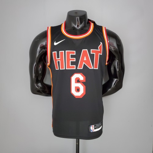 LeBron James Miami Heat 2018 Swingman Jersey Retro Night Black