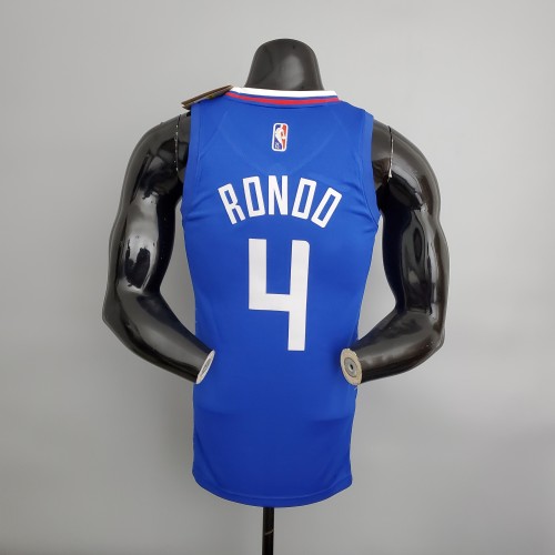 Rajon Rondo LA Clippers 75th Anniversary Swingman Jersey Blue