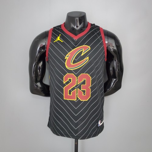 LeBron James Cleveland Cavaliers Theme Limited Edition Black Swingman Jersey