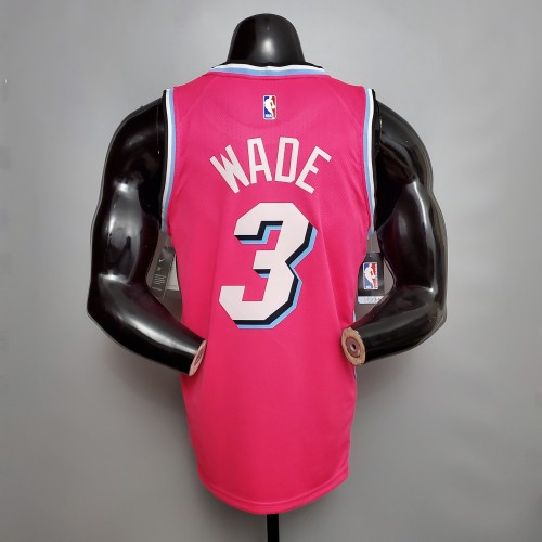 Dwyane Wade Miami Heat Swingman Jersey Pink