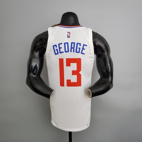 Paul George LA Clippers 75th Anniversary Swingman Jersey White