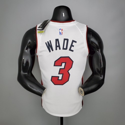Dwyane Wade Miami Heat Swingman Jersey White