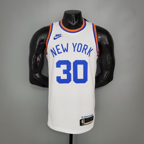 Julius Randle New York Knicks 75th Anniversary Swingman Jersey White