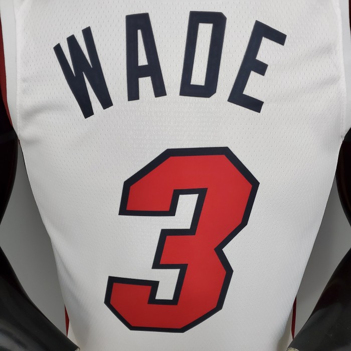 Dwyane Wade Miami Heat Swingman Jersey White
