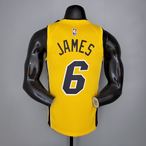 LeBron James Miami Heat Bonus Edition Swingman Jersey Yellow