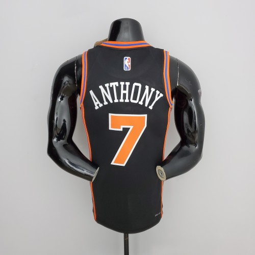 Carmelo Anthony New York Knicks 2022 Urban Edition Swingman Jersey Black