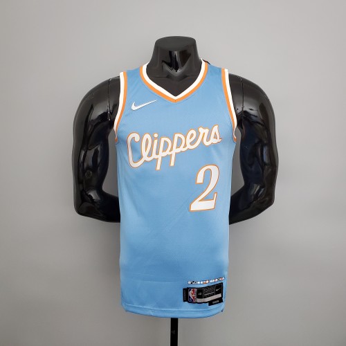 Kawhi Leonard LA Clippers 2022 City Edition Swingman Jersey Blue