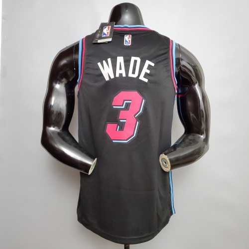 Dwyane Wade Miami Heat Swingman Jersey Black