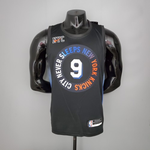 RJ Barrett New York Knicks City Edition Swingman Jersey Black