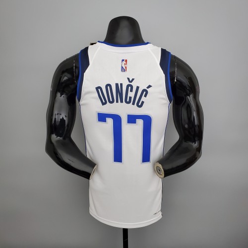 Luka Doncic Dallas Mavericks 75th Anniversary Swingman Jersey White