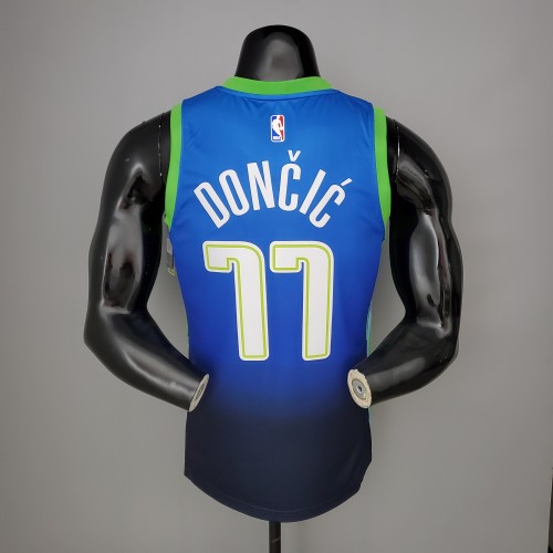 Luka Doncic Dallas Mavericks Swingman Jersey Blue Idol