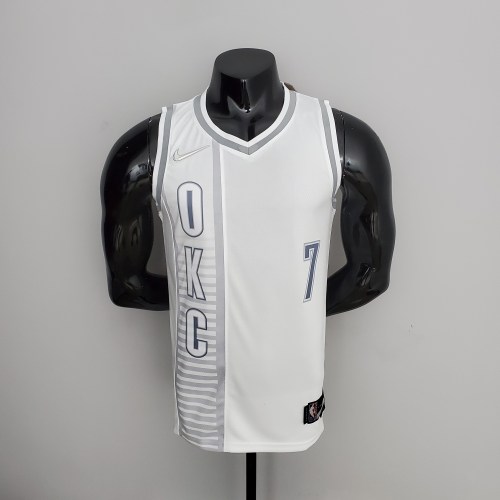 Carmelo Anthony Oklahoma City Thunder 75th Anniversary 2022 Swingman Jersey White