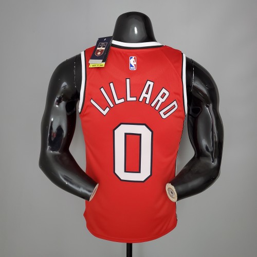 Damian Lillard Portland Trail Blazers Swingman Jersey Retro Red