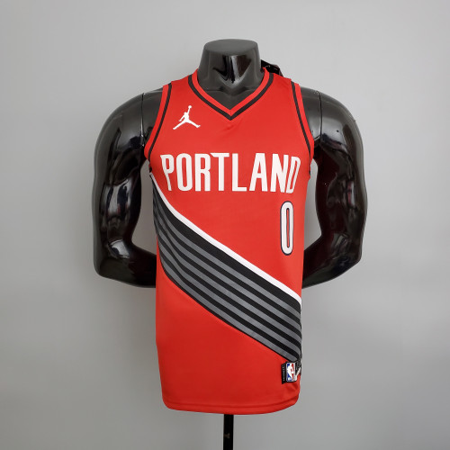 Damian Lillard Portland Trail Blazers Swingman Jersey Red