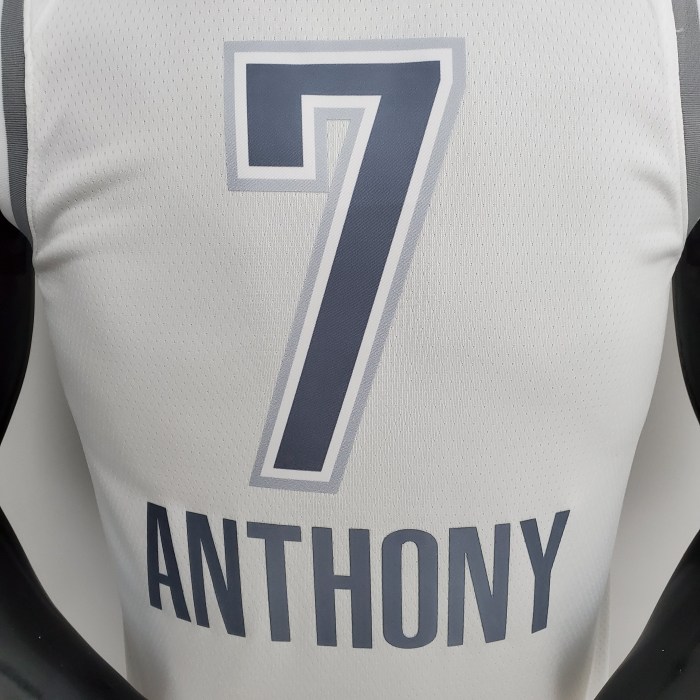 Carmelo Anthony Oklahoma City Thunder 75th Anniversary 2022 Swingman Jersey White