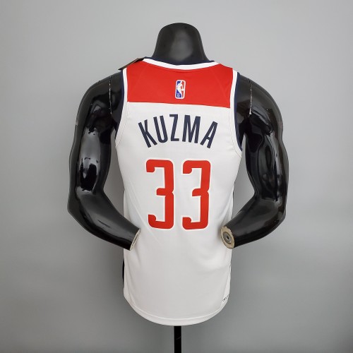 Kyle Kuzma Washington Wizards 75th Anniversary Swingman Jersey Red White