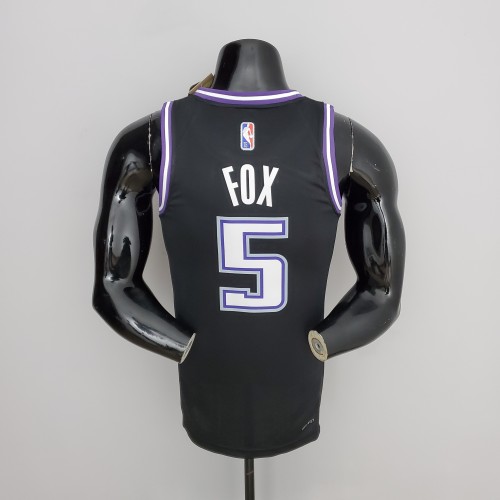 De'Aaron Fox Sacramento Kings 2022 City Edition Swingman Jersey Black