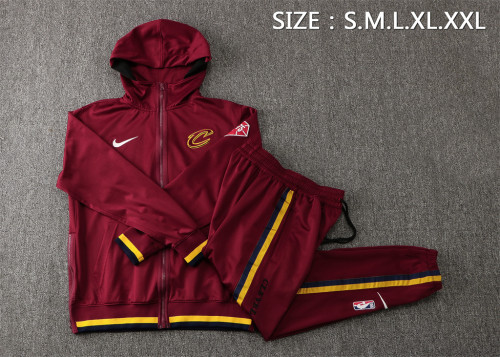 Cleveland Cavaliers Hooded Jacket Training Suit 21-22