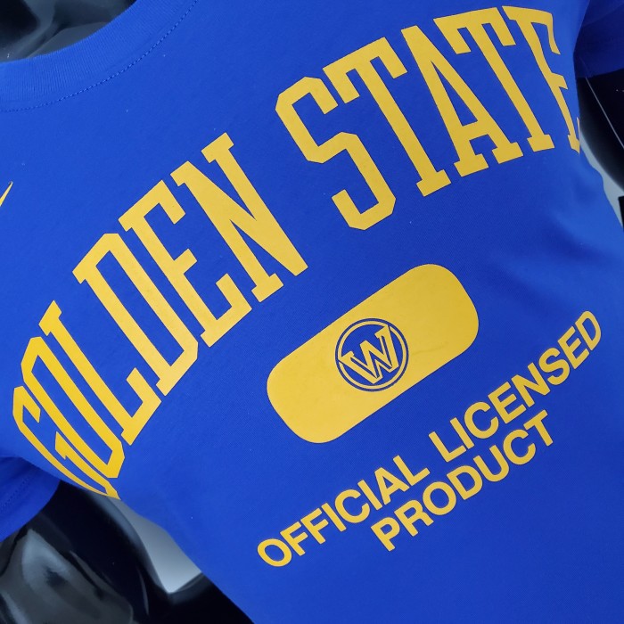 Golden State Warriors Casual T-shirt Blue