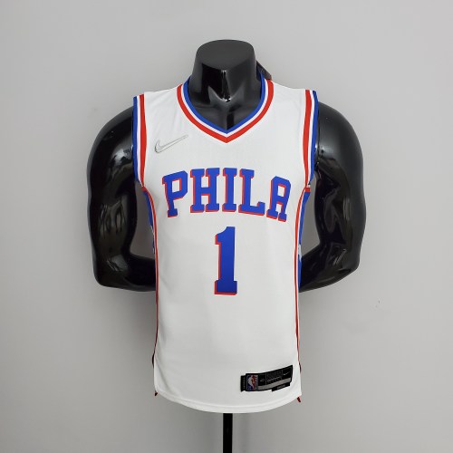 James Harden Philadelphia 76ers 75th Anniversary Swingman Jersey White